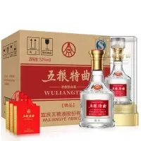 五粮股份 五粮液五粮特曲精品 52度 500ml 浓香型白酒 整箱装