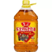 鲁花 东北熟榨老豆油 熟豆油 4L