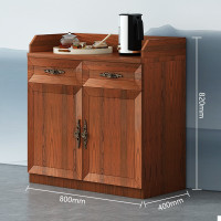 域赢白蜡木茶水柜简约茶水柜油漆矮柜餐边柜厨房备餐柜800*400*820mm