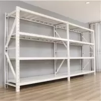 囍诺 轻型中型仓储货架家用储藏室置物架仓库超市货架120×50×200标准4层的每层承重100KG A