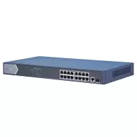 海康威视 DS-3E0518P-E交换机 16口千兆铁壳POE监控专用分流器