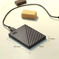 西部数据WD USB3.0 2TB PASSPORT 2.5英寸