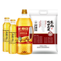 惠享米油H款1.8L+2.5kg 稻米油压榨花生油东北鸭田米