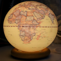 funglobe地球仪 触摸灯滚珠款AR地球仪 8英寸20cm 仿古款 811HS3(充电款)