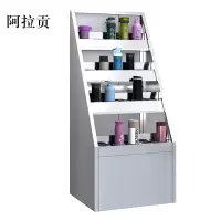 阿拉贡201不锈钢员工车间多格茶杯放置收纳柜20位水杯架1250*550*490