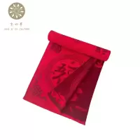 京四界京四界五福临门红色围巾