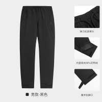 骆驼男羽绒冲锋裤A1W268154黑色S-3XL 尺码请备注