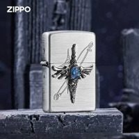 ZIPPO之宝 打火机 守护双子套装 LZE-0748-C01 煤油防风打火机