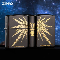 ZiPPO zippo原装打火机 暗夜之翼黑冰礼盒装防风煤油打火机男士送礼 暗夜之翼礼盒装