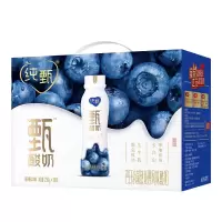 蒙牛(MENGNIU)纯甄巴氏杀菌热处理 风味酸奶 蓝莓口味 230g*10瓶
