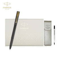 派克(PARKER) 威雅XL经典黑金夹宝珠笔+笔袋礼盒