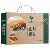 鲜品屋山珍惠礼1.06kg干菌礼盒南北干货大礼包中秋节礼品团购