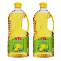鲁花 压榨特香玉米胚芽油900ml*2 非转基因 食品 食用油