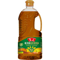 鲁花 浓香菜籽油1.6L*1 低芥酸浓香菜籽油 食用油