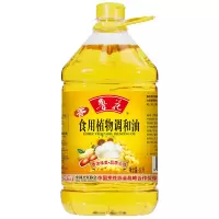 鲁花 食用调和油(大豆)5L*1 大豆食用植物调和油