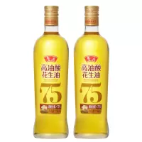 鲁花 食用油 高油酸花生油 750ml*2瓶