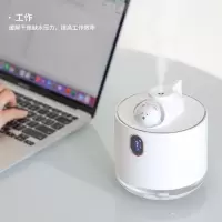 睿馨 加湿器 办公室桌面家用卧室加湿器 太空船加湿器 D11 白色