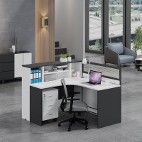 域赢屏风工位隔断办公桌电脑桌组合简约办公室卡座L型单人位