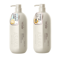 浅香植物氨基酸洗沐两件套组合 洗发水500g+沐浴露500g
