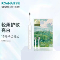 罗曼(ROAMAN)电动牙刷 超长续航 动力十足 5*3模式可调 E30净白小齿刷