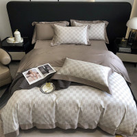 顶瓜瓜100支色织四件套(远郊)180*200CM(适用床尺寸)