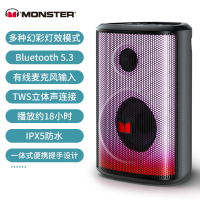 MONSTER Sparkle 魔声立体声无线蓝牙音箱MS22119 双麦