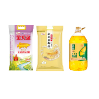 金龙鱼 御品香粘米5KG*3包+金龙鱼御品麦芯粉5kg*1包+金龙鱼至臻礼遇玉米油5L*2 桶(400元中秋套餐)