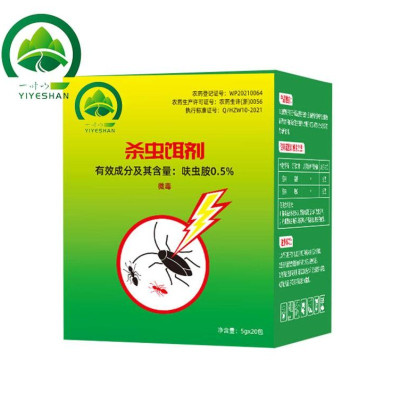 一叶山杀虫饵剂5g*20袋*盒 单位:1盒