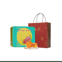 元朗(EULONG)[元朗荣华]低糖双黄白莲蓉月饼600g