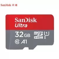 闪迪 32GB TF(MicroSD)存储卡 1个 单位:个