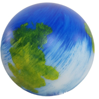 EZVALO 流浪地球LED吊灯彩绘发光星球圆球吊灯20cm星球 白光