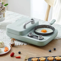 企业定制 小熊早餐机 可拆煎饼锅电饼铛轻食机三明治机DSL-C10M1