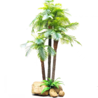 仿真椰子树假椰树室内装饰热带植物仿真棕榈树配底板酒店展厅摆放(不含花箱)