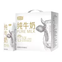 君乐宝(JUNLEBAO) 优选牧场纯牛奶200ml*12
