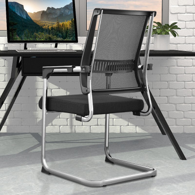 域赢电脑椅家用弓形脚人体工学椅会议椅办公椅子职员椅