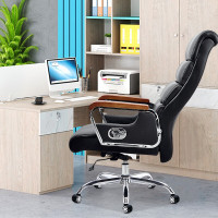 域赢电脑办公椅经理总裁时尚休闲椅子家用书房人体工学皮艺转椅