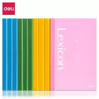 得力(deli) 10本 A5/60张 软抄笔记本 210mm*148mm 7669 单位:组