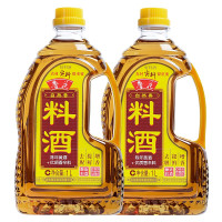 鲁花 料酒1L*2 酿造黄酒 零添加防腐剂 炖鸡炖肉炒菜 家用调料