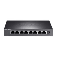 TP-LINK普联TL-SF1010D 10口百兆交换机钢壳网络监控1进9出2进8出即插即用免配置 TL-SG1008D