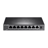 TP-LINK普联TL-SF1010D 10口百兆交换机钢壳网络监控1进9出2进8出即插即用免配置 TL-SG1008D