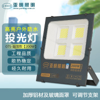 亚明照明 LED投光灯防水投射灯庭院照明灯 200W 单位:个