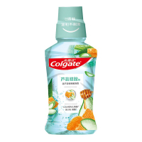 高露洁(Colgate) 芦荟蜂胶味漱口水 预防蛀牙 减少细菌 清新口气 无酒精 250ml