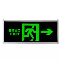 自发光夜光安全指示牌 安全出口标示牌无需电源