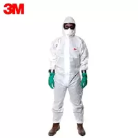 3M 4515防护服连体全身一次性隔离衣飞机用防尘喷漆养殖场防化服一件 XXL码