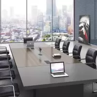 方解实(FANGJIESHI)会议桌简约现代长条桌会议室接待培训桌 4500*1500*760