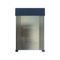 门头电源变压器 户外防雨发光字半灌胶广告开关变压器 400W-12V 香槟金