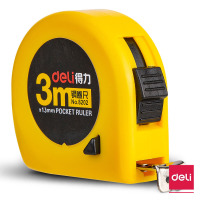得力(deli) 钢卷尺 锁定功能钢卷尺 8202 3米 单个装