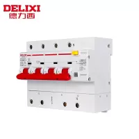 德力西电气 DZ47SLE 4P D 空开带漏保 100A空气开关 DZ47LE1254D100 单位:个