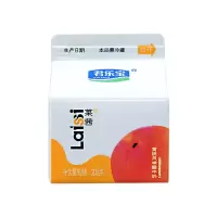 君乐宝莱茜黄桃风味酸牛奶200g*12盒