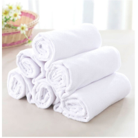 洁之美 吸水毛巾不掉毛超细纤维美容院理发店包头干发毛巾加厚 33*75CM 白色单条装